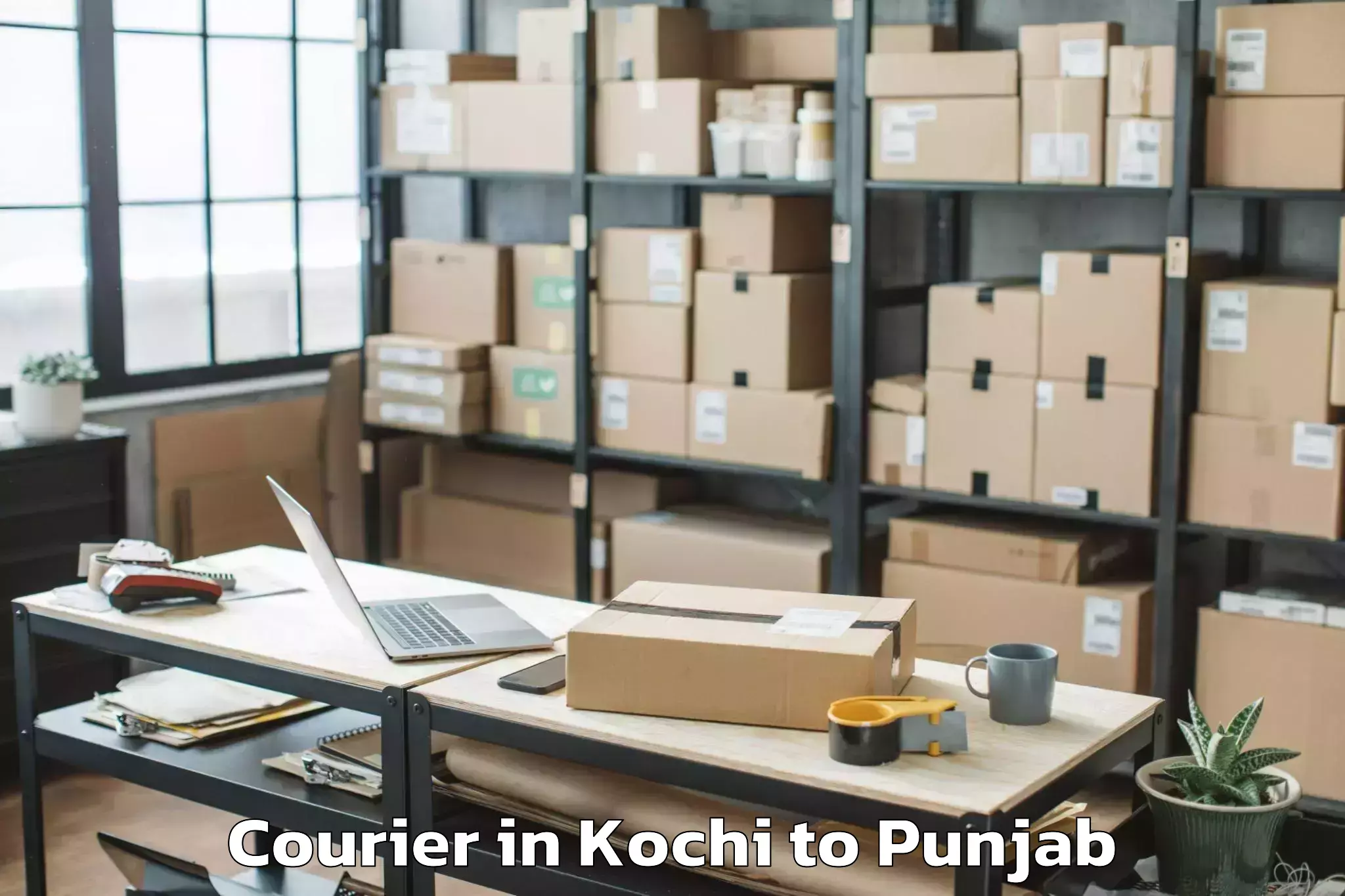 Top Kochi to Gidderbaha Courier Available